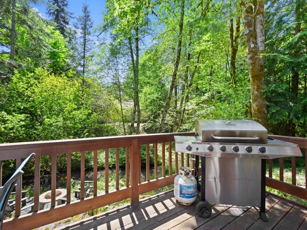 BBQ Grill on back deck
