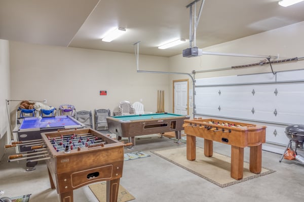 Garage and Game Room