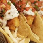 fish tacos from Lincoln City Culinary Center