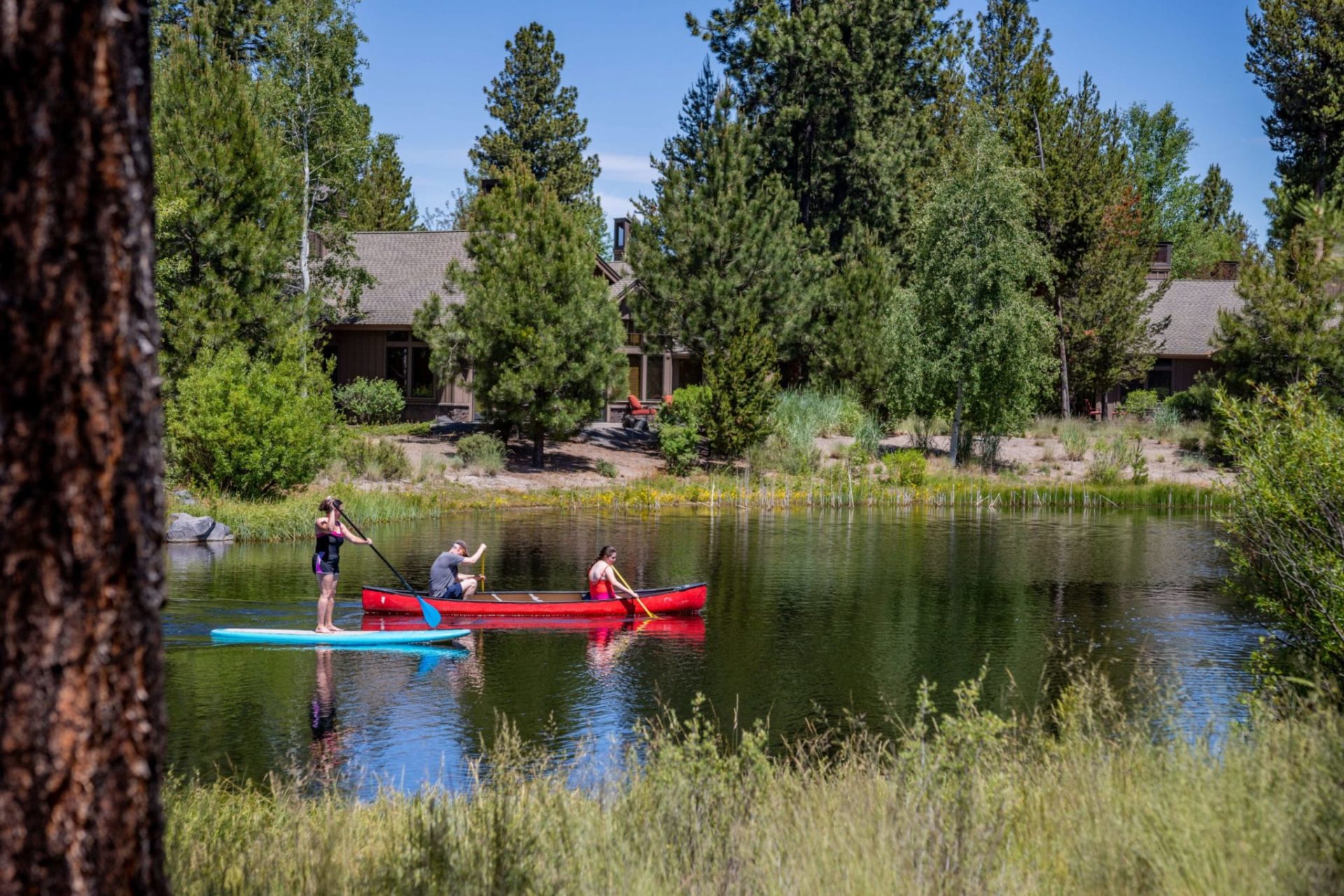 Kayaking in Sunriver, Oregon
