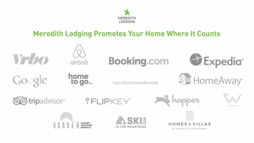 Where Meredith Lodging promotes your vacation rental